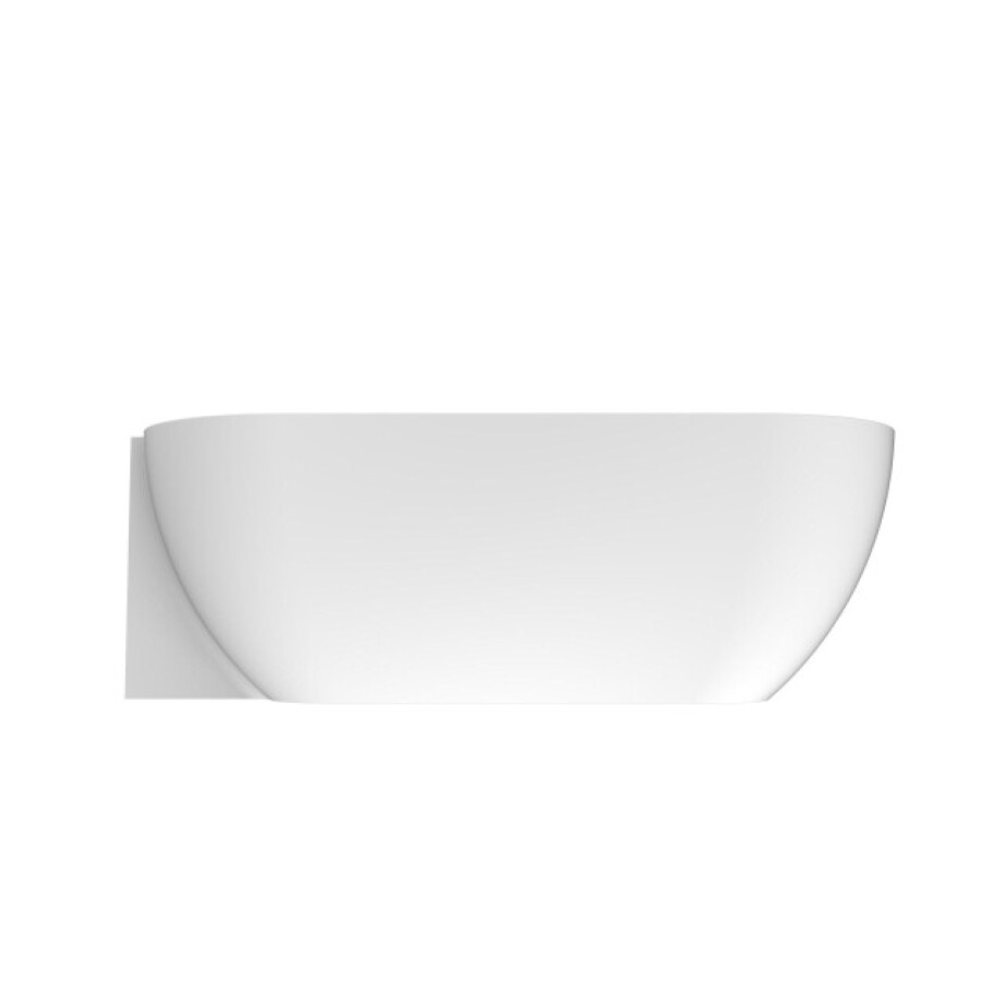 Arcqua Havana Halfvrijstaand Bad - 170x80cm - links - mat wit BAD119069 afbeelding 1
