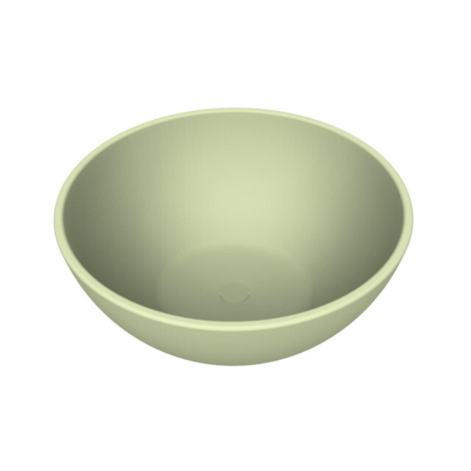 Arcqua Prince waskom - opbouw - rond - 38cm - mat pastel groen WAS701896 afbeelding 1