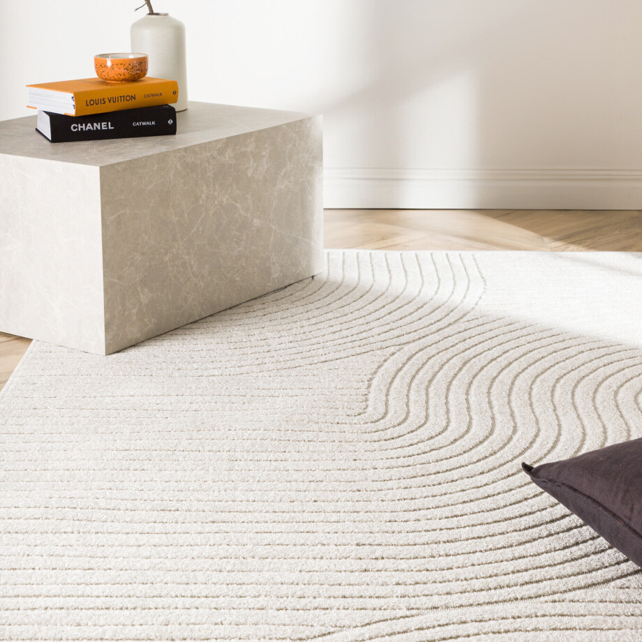 Nohr Vloerkleed 'Aries' 160 x 230cm, kleur Off White afbeelding 1