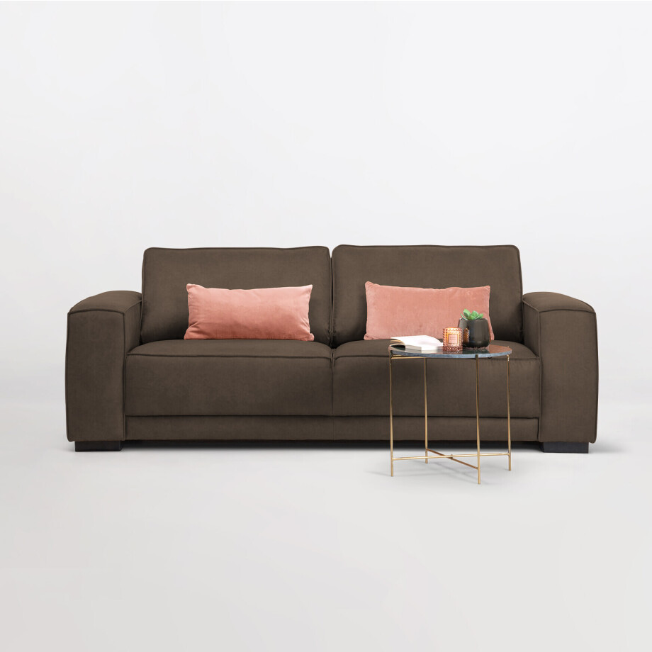 Sohome 4-zits Bank 'Stacie' kleur Taupe Sohome 4-zits Bank 'Stacie' kleur Taupe afbeelding 1