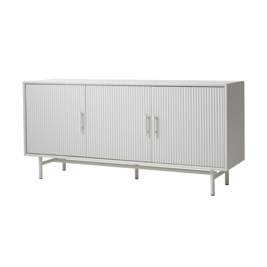 Arlo houten dressoir grijs/beige - 160 x 45 cm afbeelding 1