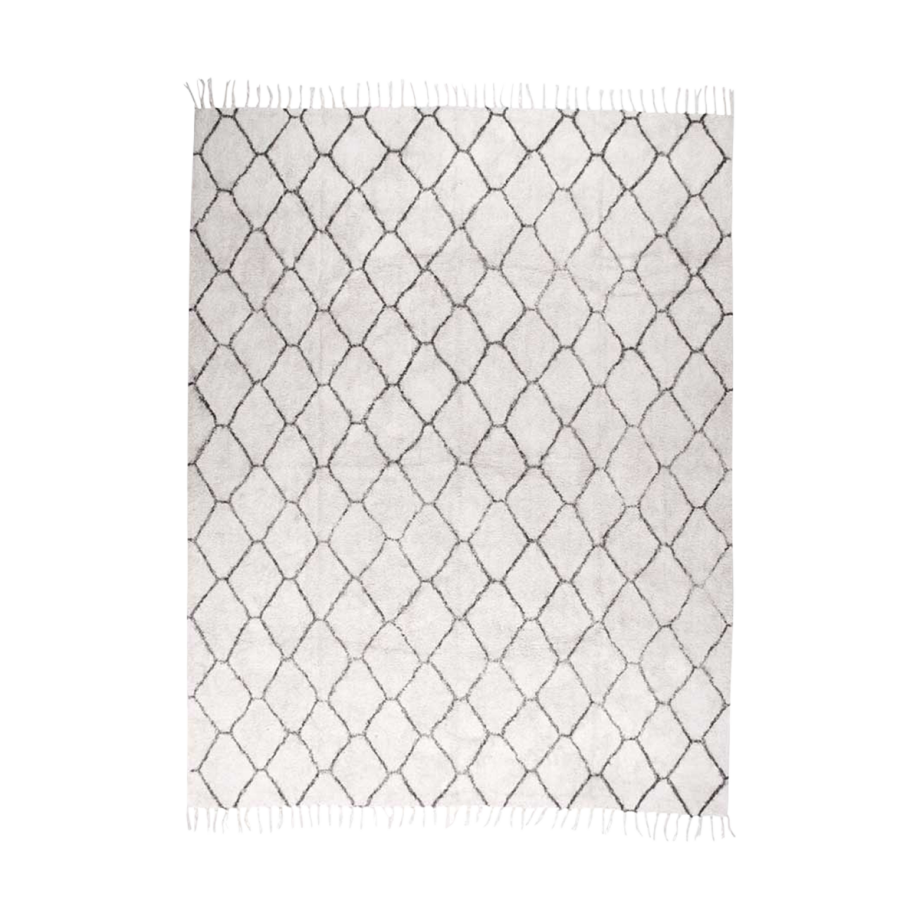 Jeannet vloerkleed gebroken wit - 240 x 180 cm Jeannet vloerkleed gebroken wit - 240 x 180 cm afbeelding 1