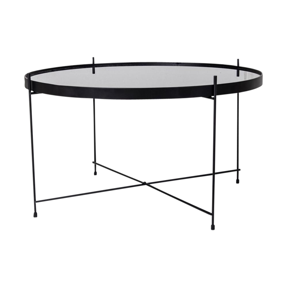 Liliana ronde salontafel zwart - Ø 70 cm afbeelding 1