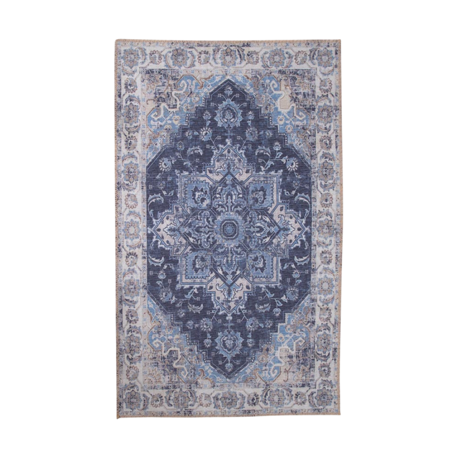 Valerie vloerkleed blauw - 230 x 160 cm Valerie vloerkleed blauw - 230 x 160 cm afbeelding 1