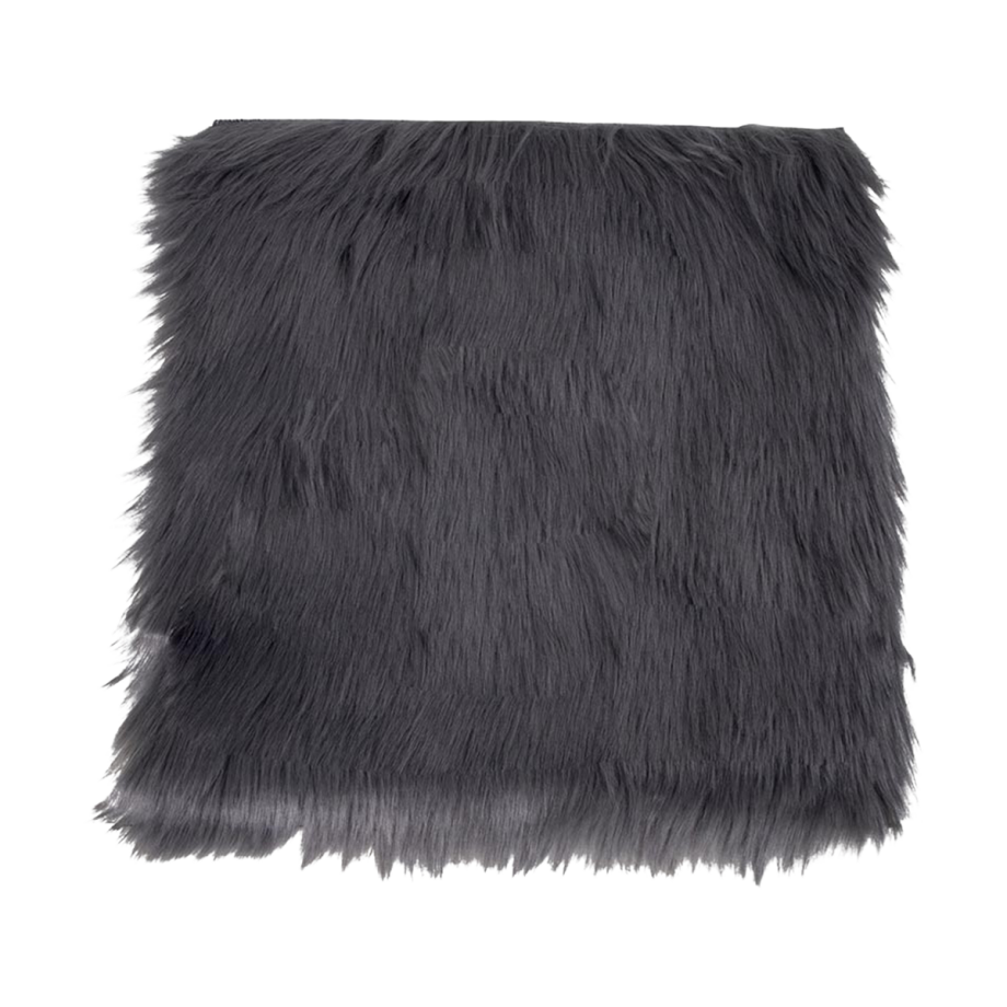 Veerle zacht kleedje grijs - 40 x 40 cm Veerle zacht kleedje grijs - 40 x 40 cm afbeelding 1