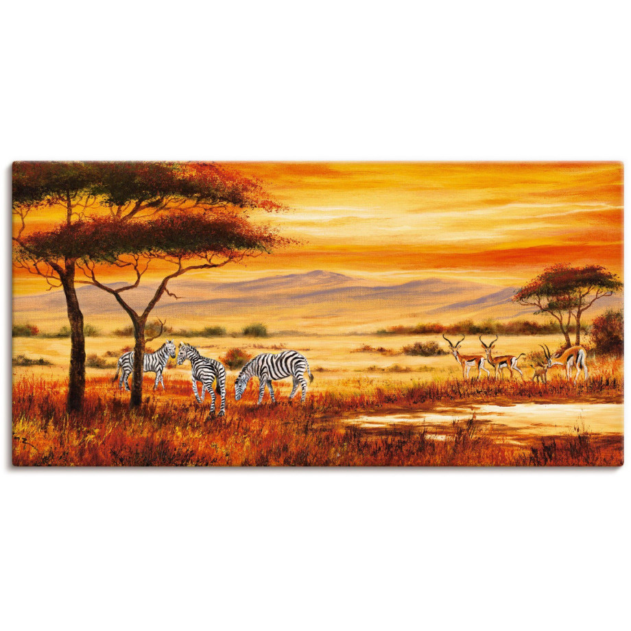 Artland Artprint Afrikaans landschap I als artprint op linnen, poster, muursticker in verschillende maten afbeelding 1