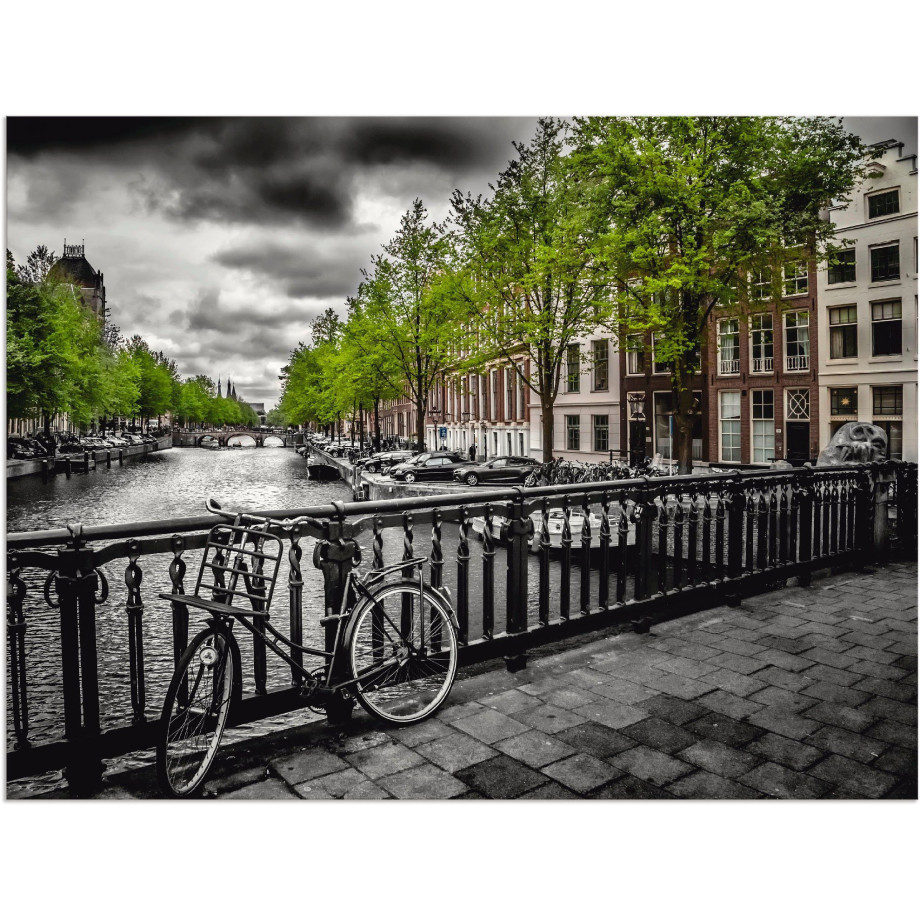 Artland Artprint Amsterdam Keizergracht II als artprint van aluminium, artprint op linnen, muursticker, verschillende maten afbeelding 1