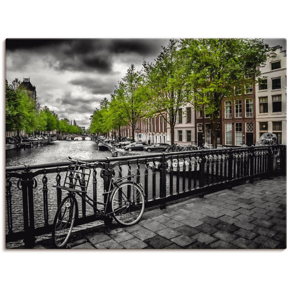 Artland Artprint Amsterdam Keizergracht II als artprint van aluminium, artprint op linnen, muursticker, verschillende maten afbeelding 1