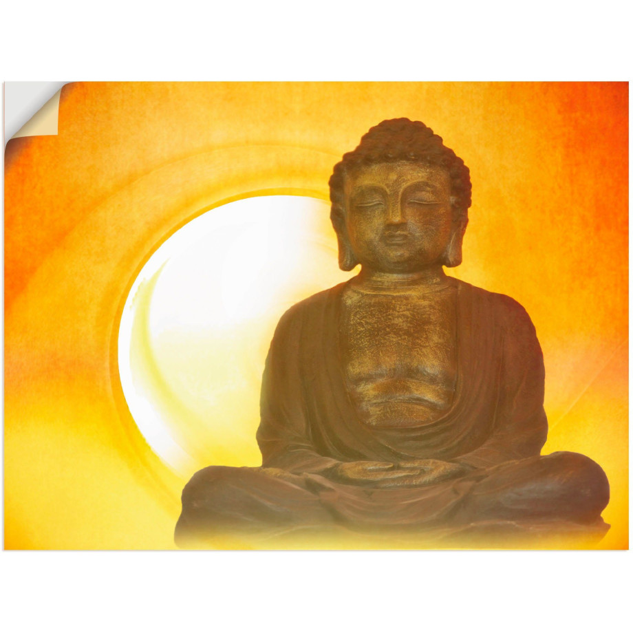 Artland Artprint Boeddha 2 als artprint op linnen, poster, muursticker in verschillende maten afbeelding 1