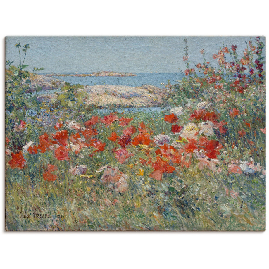 Artland Artprint Celia Thaxters tuin 1890. als artprint op linnen, poster, muursticker in verschillende maten afbeelding 1