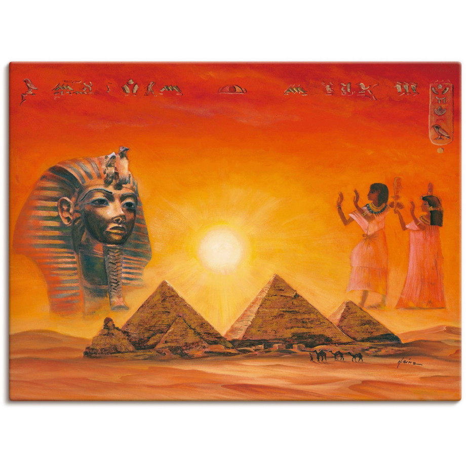 Artland Artprint Egyptische impressies als artprint van aluminium, artprint voor buiten, artprint op linnen, poster, muursticker afbeelding 1