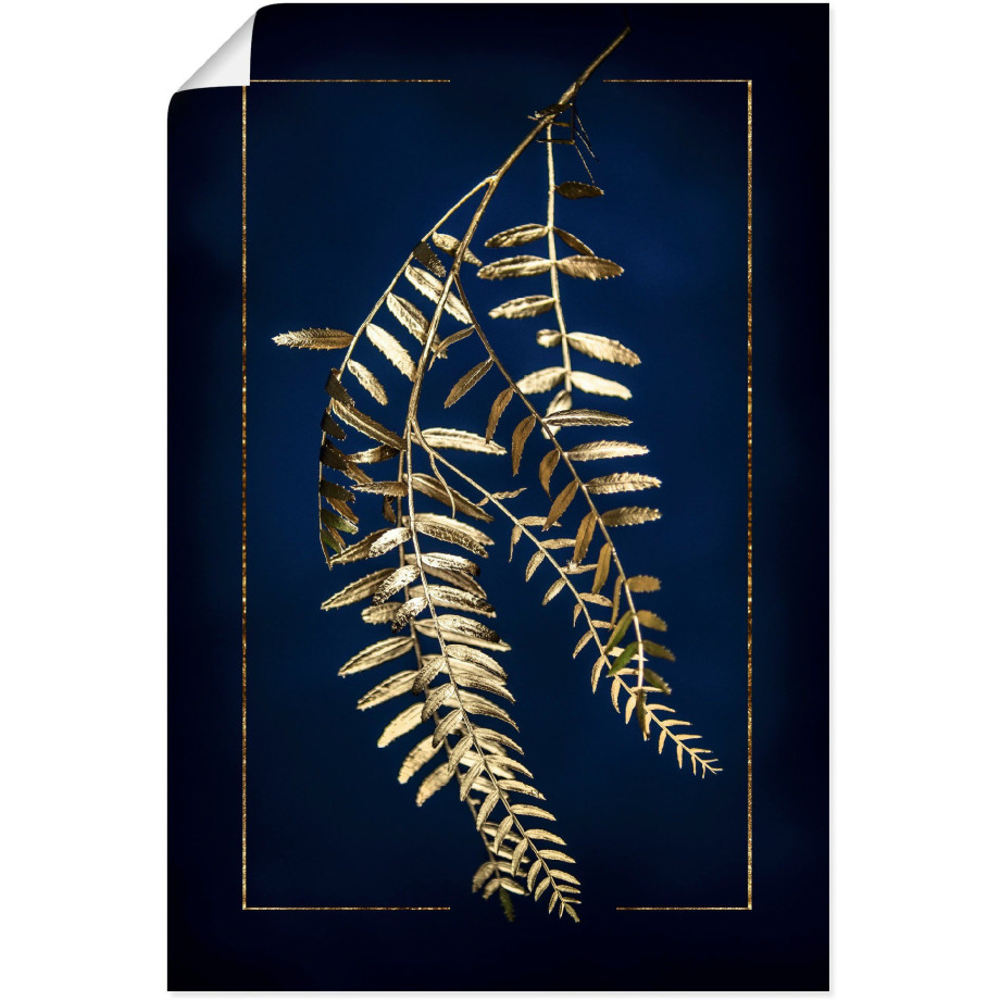 Artland Artprint Gouden peperboom als artprint op linnen, poster in verschillende formaten maten afbeelding 1