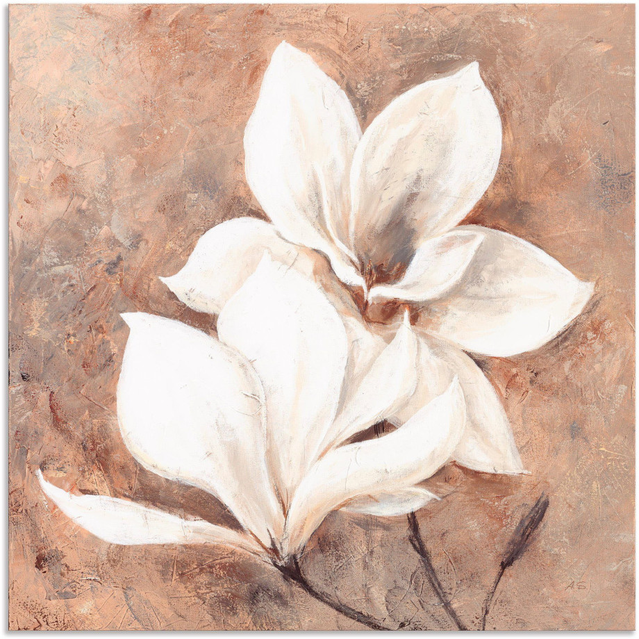 Artland Artprint Klassieke magnolia's als artprint van aluminium, artprint voor buiten, artprint op linnen, poster, muursticker afbeelding 1
