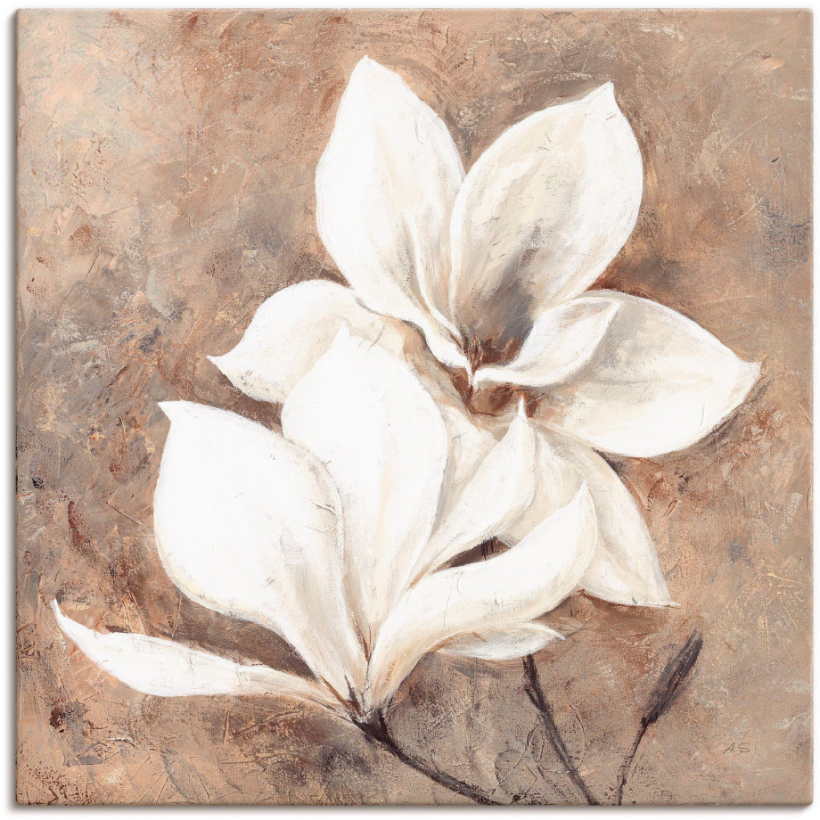 Artland Artprint Klassieke magnolia's als artprint van aluminium, artprint voor buiten, artprint op linnen, poster, muursticker afbeelding 1