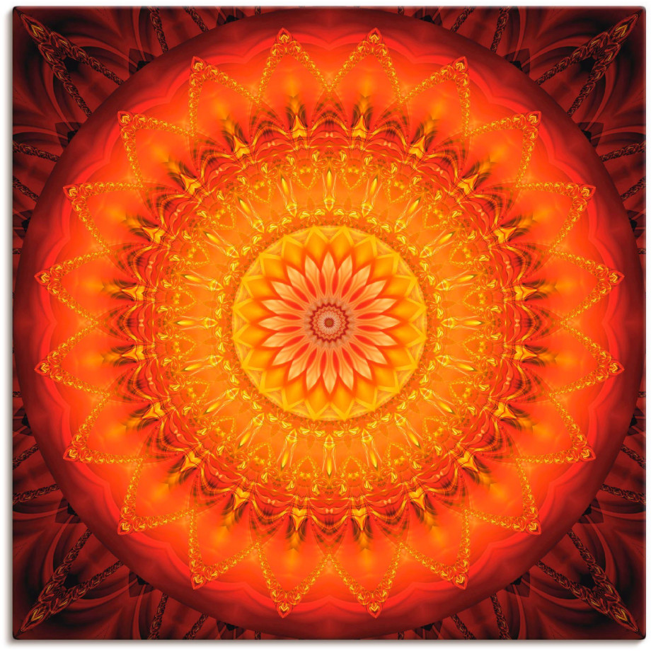 Artland Artprint Mandala energie 1 als artprint op linnen, poster, muursticker in verschillende maten afbeelding 1