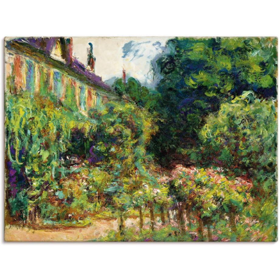 Artland Artprint op linnen Het huis van de kunstenaar in Giverny. 1913 afbeelding 1