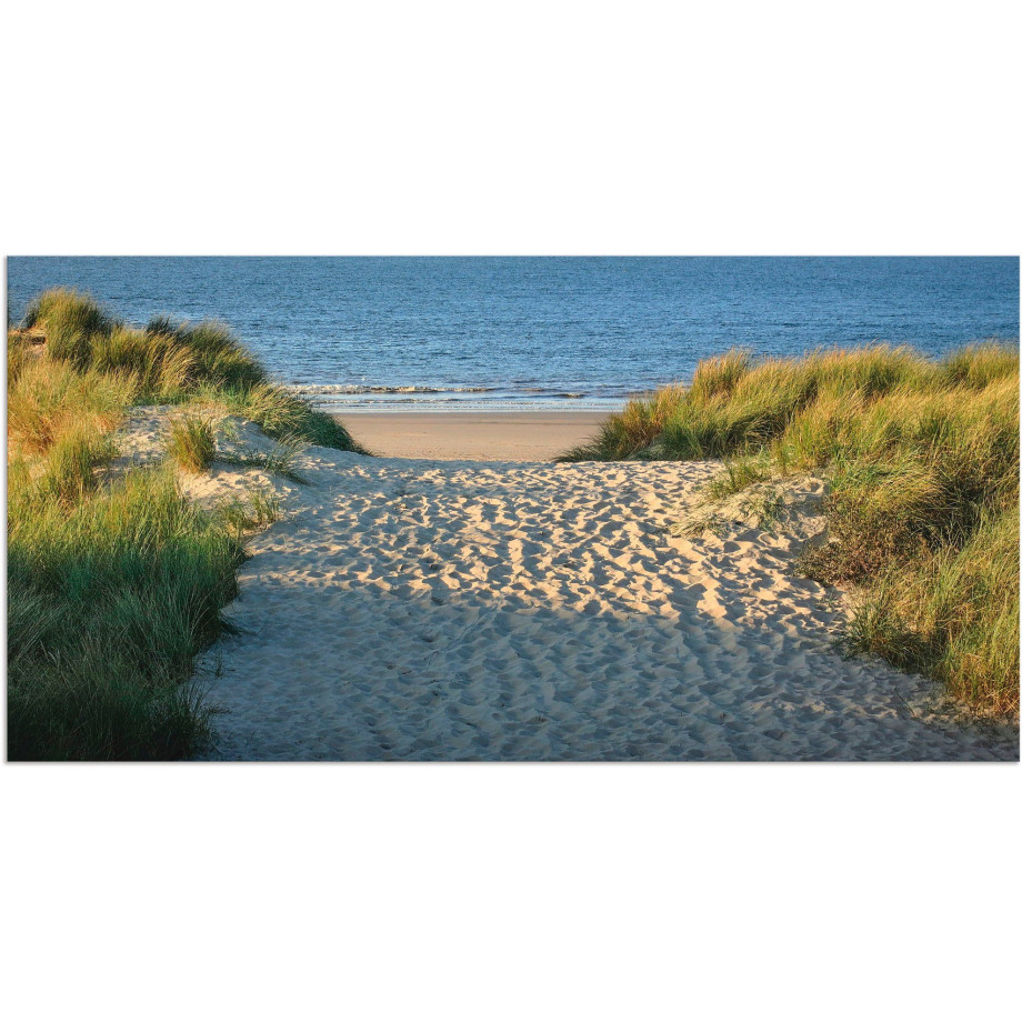 Artland Artprint Pad naar het strand als artprint van aluminium, artprint voor buiten, artprint op linnen, poster, muursticker afbeelding 1