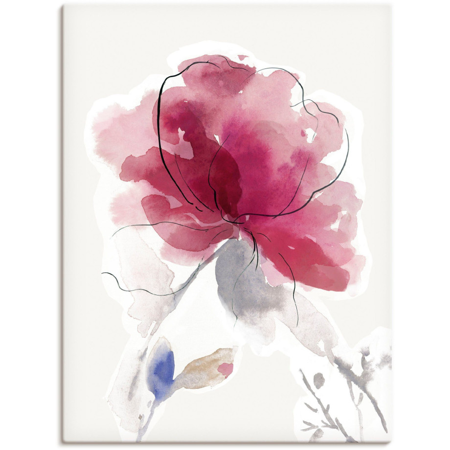 Artland Artprint Roze Bloesem II. als artprint van aluminium, artprint voor buiten, artprint op linnen, poster in verschillende maten. maten afbeelding 1