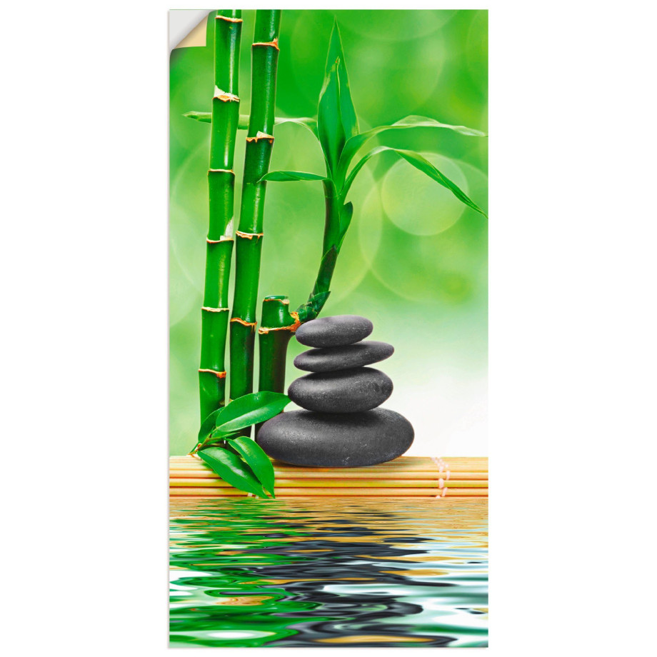 Artland Artprint Spa concept zen basaltstenen als artprint op linnen, poster, muursticker in verschillende maten afbeelding 1