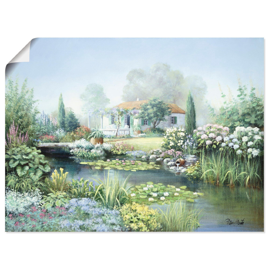 Artland Artprint Tuin van de schat als artprint op linnen, poster in verschillende formaten maten afbeelding 1