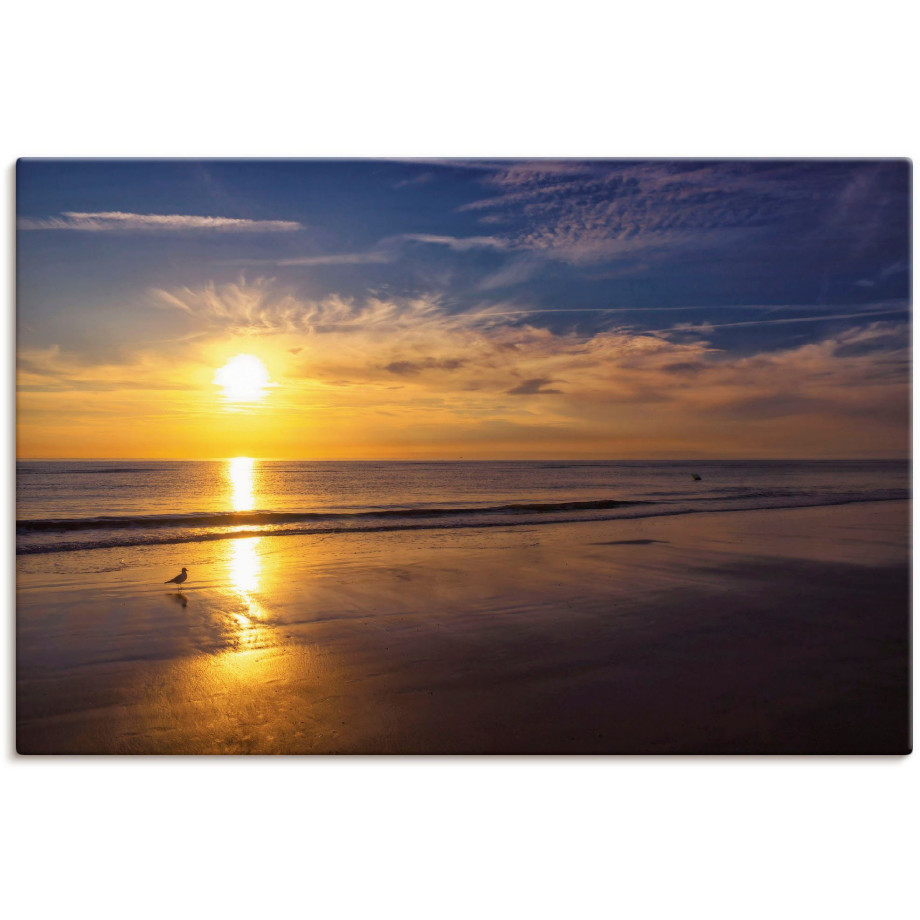 Artland Artprint Zonsondergang SPO als artprint van aluminium, artprint op linnen, muursticker, verschillende maten afbeelding 1