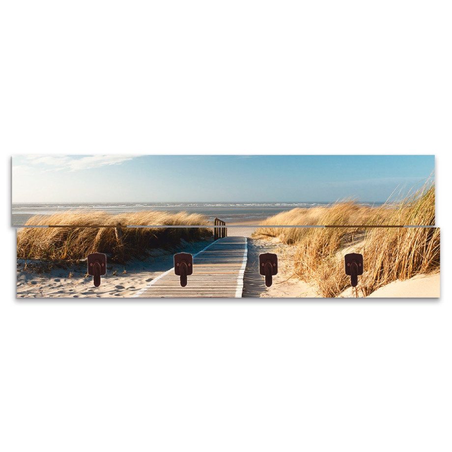 Artland Kapstok Noordzeestrand op Langeoog - pier afbeelding 1