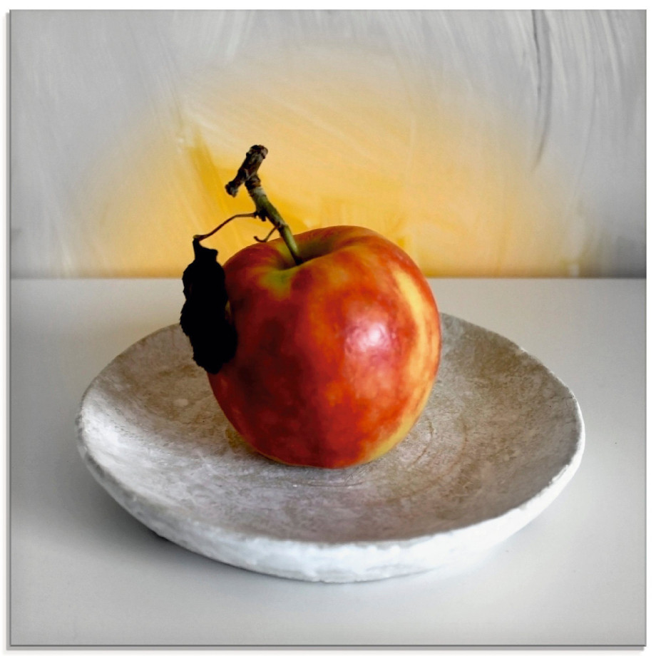 Artland Print op glas Een appel overdag in verschillende maten afbeelding 1