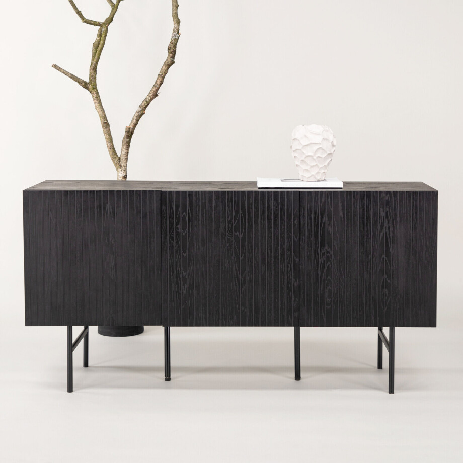 Nohr Dressoir 'Aryana' 150cm, kleur Zwart afbeelding 1