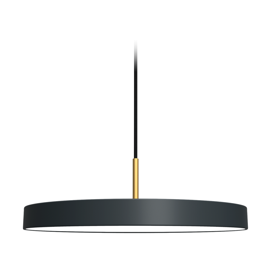 Asteria Medium hanglamp anthracite grey - met koordset - Ø 43 cm afbeelding 1