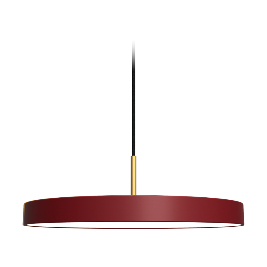 Asteria Medium hanglamp ruby red - met koordset - Ø 43 cm afbeelding 1