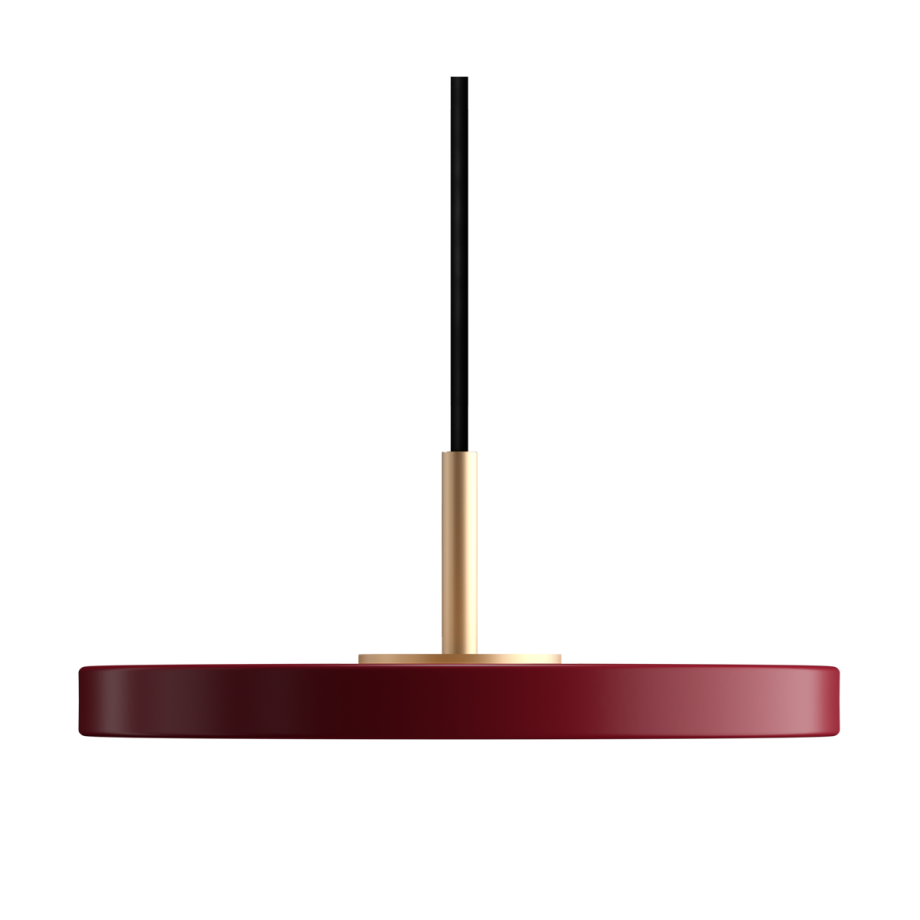 Asteria micro hanglamp ruby red - met koordset - Ø 15 cm afbeelding 1