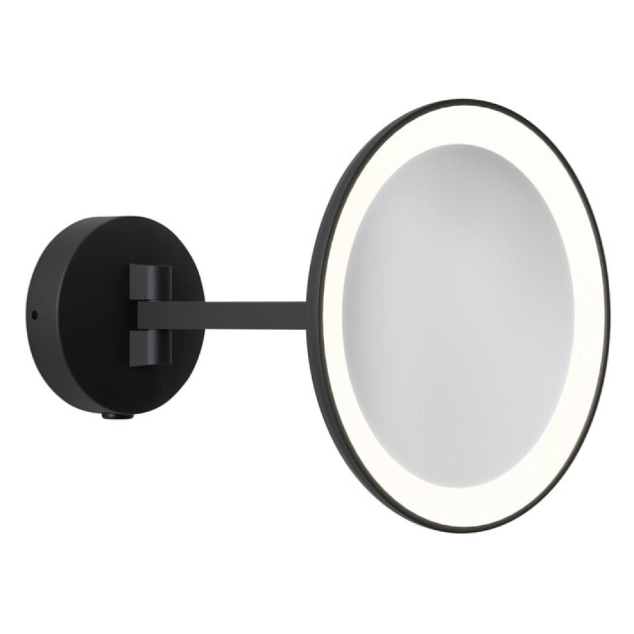 Astro Mascali Round LED cosmetica lichtspiegel 2700K mat zwart A1373022 afbeelding 1