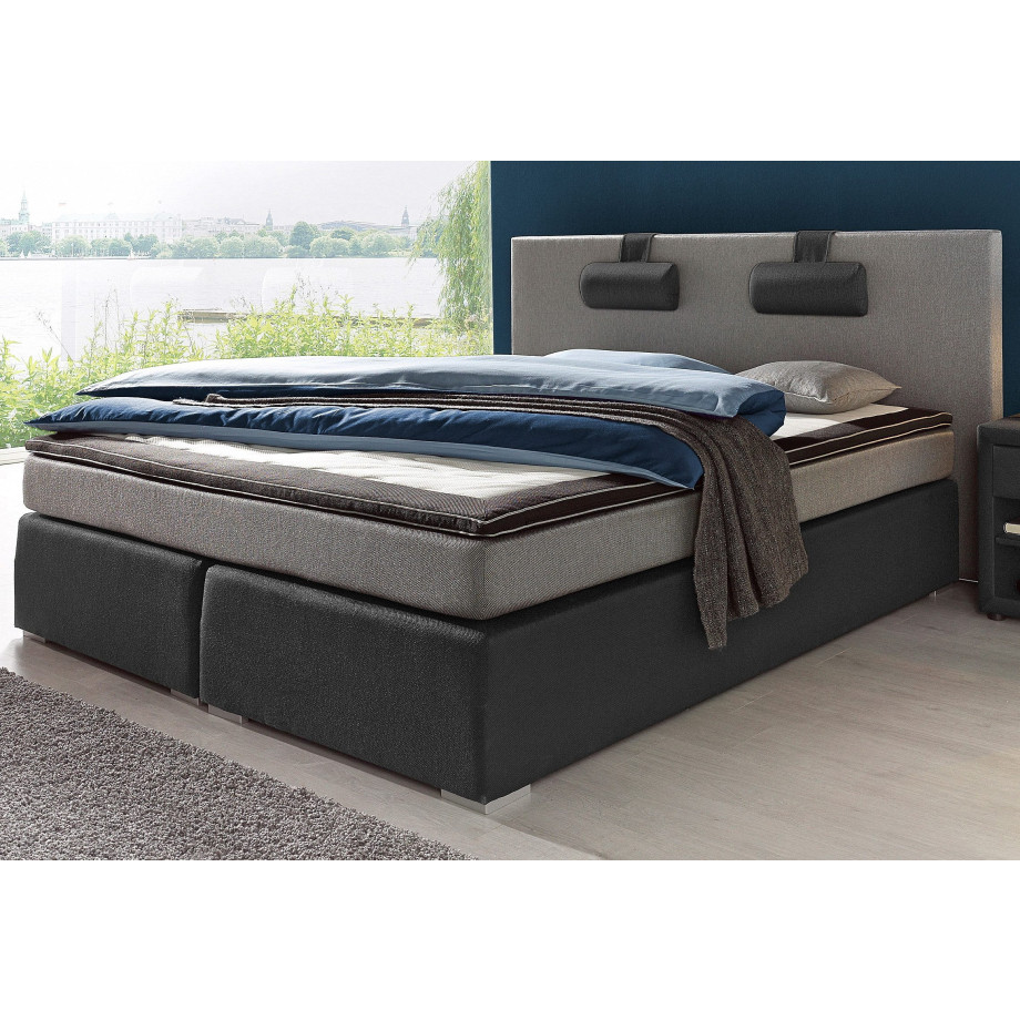 ATLANTIC home collection Boxspring Rick met bonell-binnenveringsmatras, incl. topmatras afbeelding 1