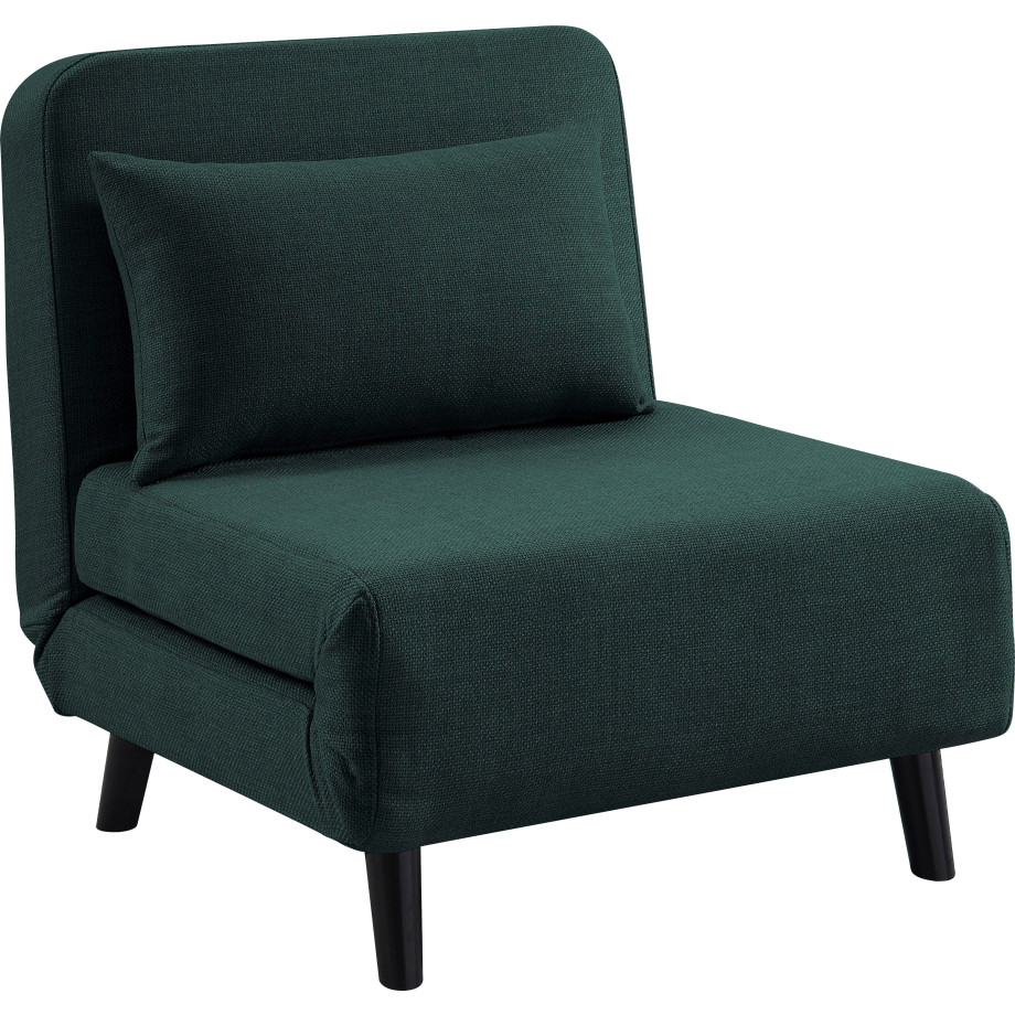 ATLANTIC home collection Fauteuil Robby incl. bedfunctie, meerdere verstelbaar, structuurstof afbeelding 1