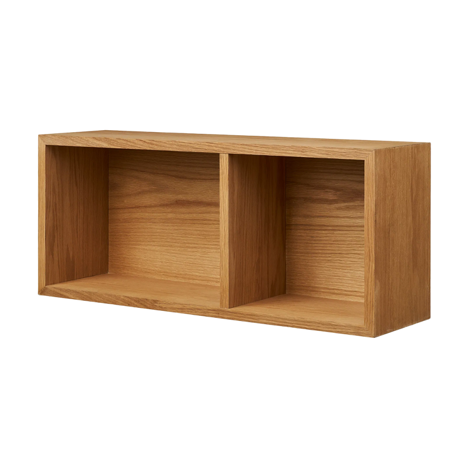 August eikenhouten wandplank naturel - 71 x 30 cm August eikenhouten wandplank naturel - 71 x 30 cm afbeelding 1