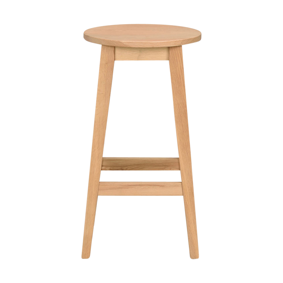 Austin houten barkruk naturel - 65 cm Austin houten barkruk naturel - 65 cm afbeelding 1