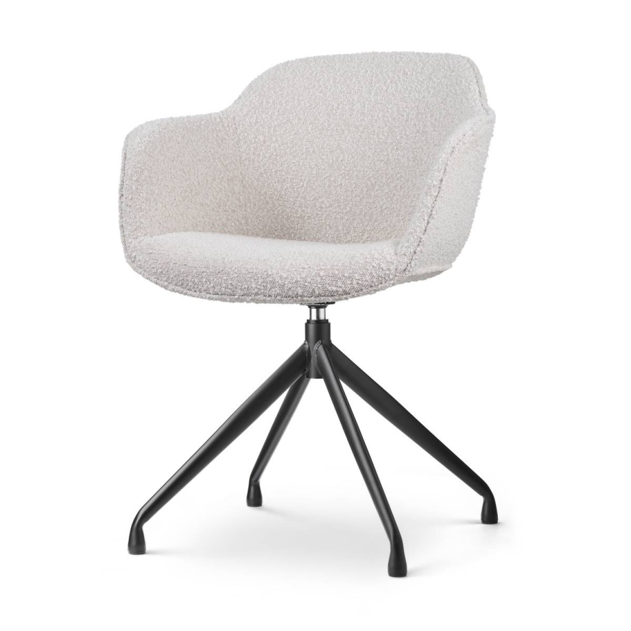 Eetkamerstoel Nola-Mae bouclé draaibaar | Nolon afbeelding 1