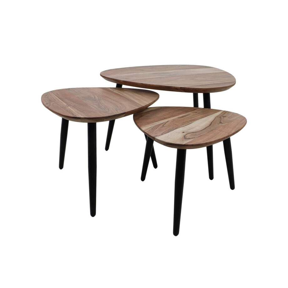 Set van 3 bijzettafels Zurich | HSM Collection afbeelding 1