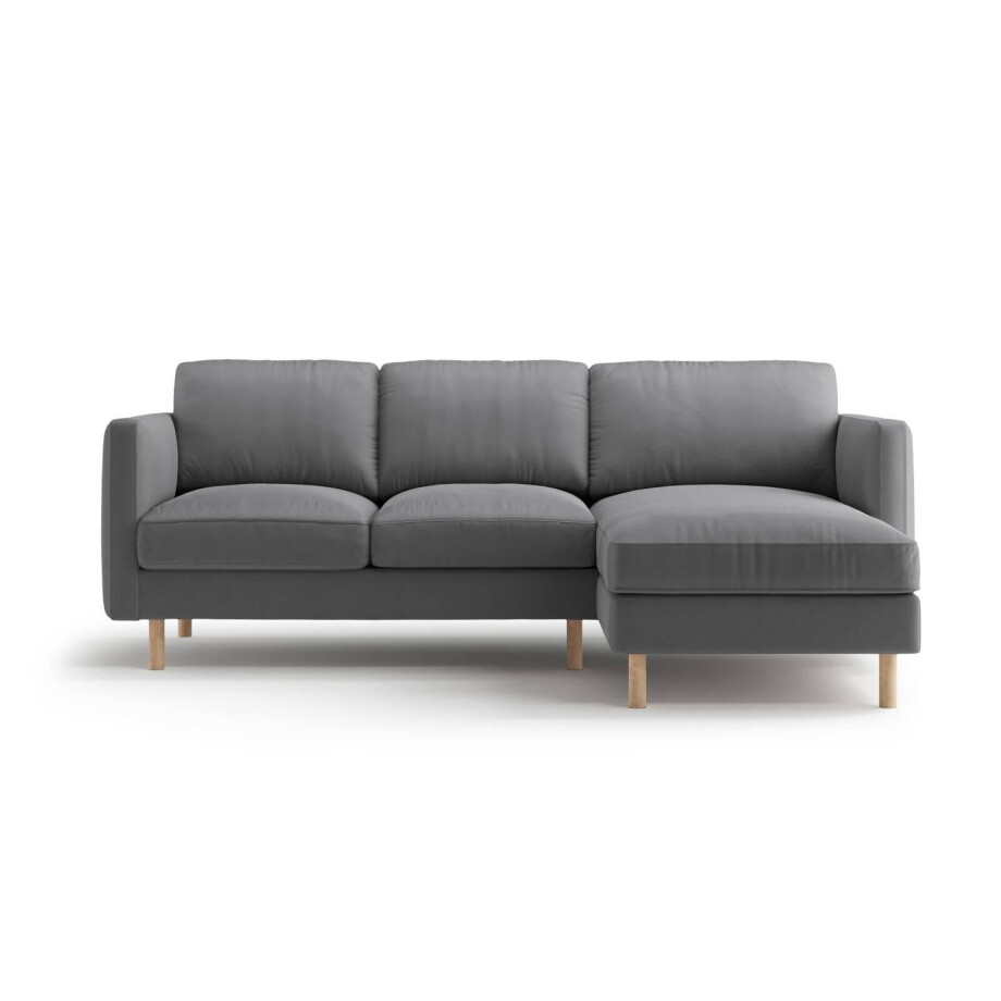 Hoekbank Eden rechts velvet | Micadoni Hoekbank Eden rechts velvet | Micadoni afbeelding 1