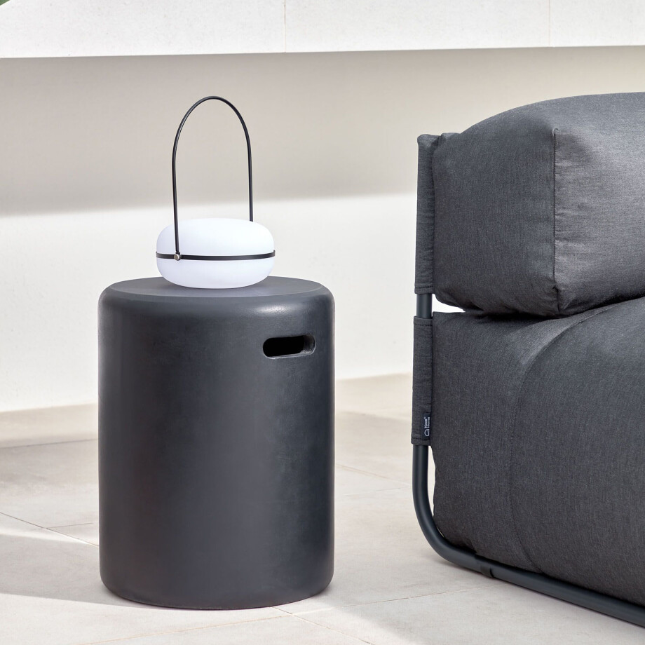 Kave Home Outdoor Bijzettafel 'Taimi' Ø35cm, kleur Zwart Kave Home Outdoor Bijzettafel 'Taimi' Ø35cm, kleur Zwart afbeelding 1