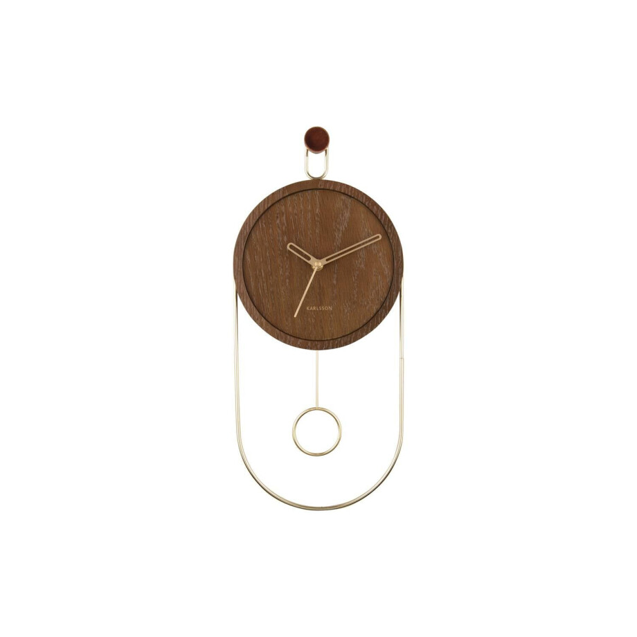 Wandklok Swing met pendulum | KARLSSON afbeelding 1