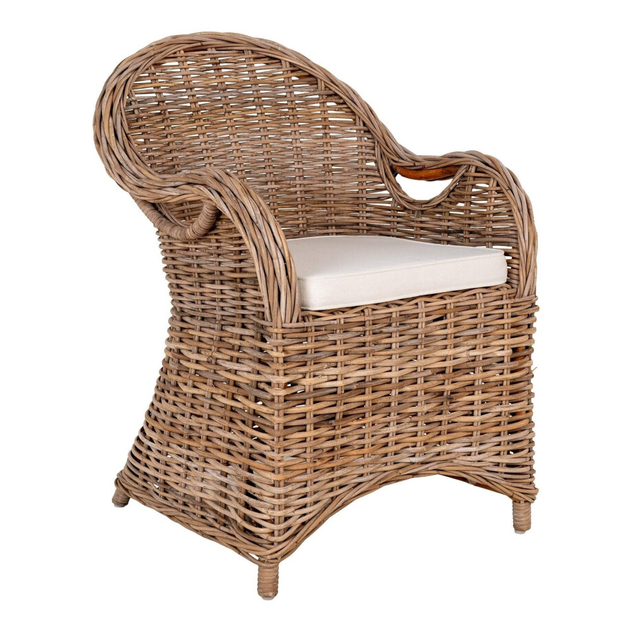 Set van 2 tuinstoelen Larisa rotan | House Nordic afbeelding 1
