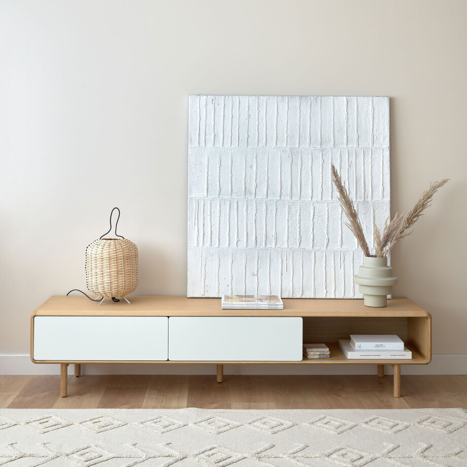 Kave Home TV-meubel 'Anielle' Essen, 180cm Kave Home TV-meubel 'Anielle' Essen, 180cm afbeelding 1