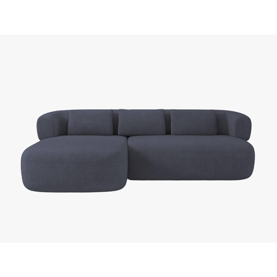 Hoekbank Jenny links bouclé | Micadoni Home afbeelding 1