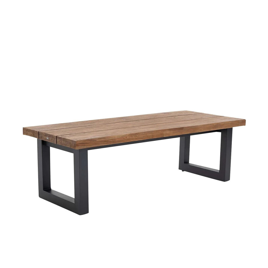 LIFE Outdoor Living Tuintafel Nevada Lava - Robuust Teak 320 x 100 cm afbeelding 