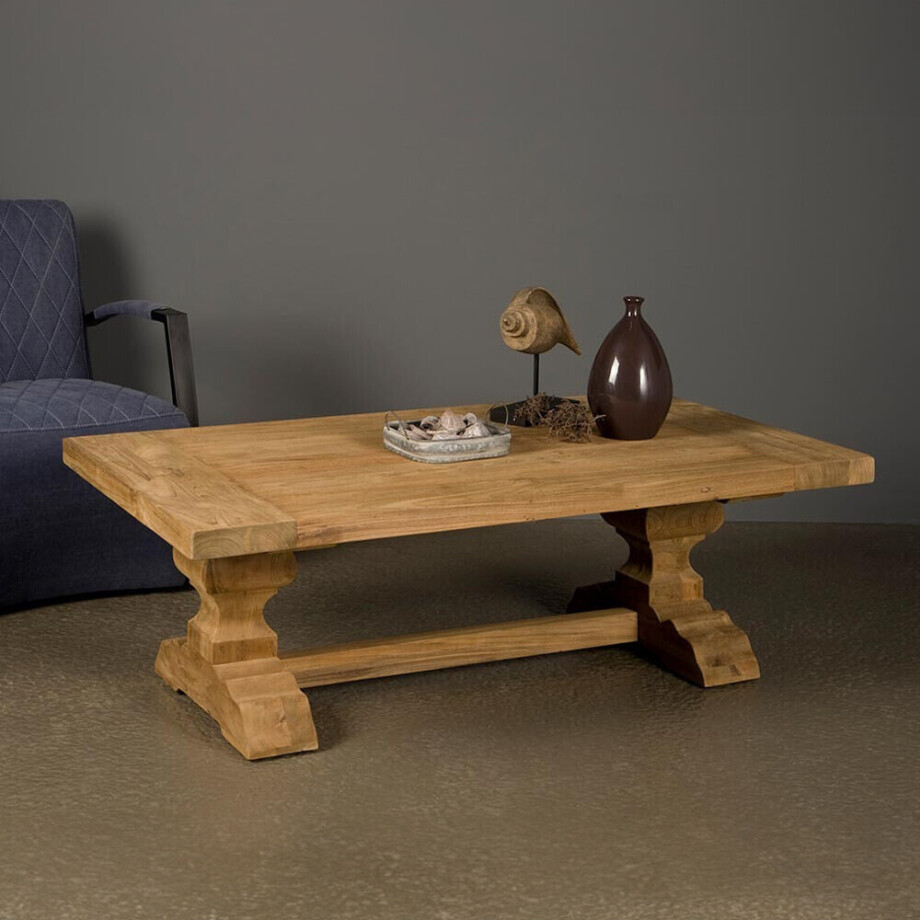 Tower Living Salontafel 'Le' Mans' Teak, 135 x 75cm Tower Living Salontafel 'Le' Mans' Teak, 135 x 75cm afbeelding