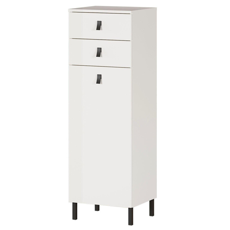 Badkamerkast Tulsa 119 cm hoog in wit afbeelding 1