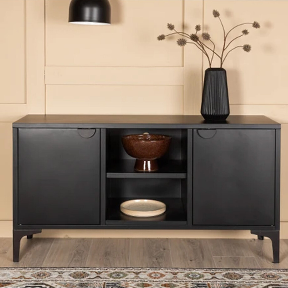 Nohr TV-meubel 'Danyella' 120cm, kleur Zwart afbeelding 1