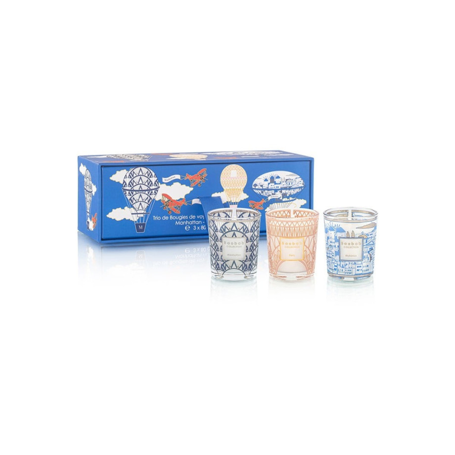 Baobab Collection Trio Travel geurkaarsen set van 3 afbeelding 1