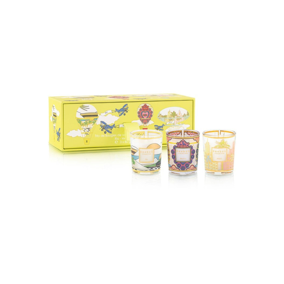 Baobab Collection Trio Travel geurkaarsen set van 3 afbeelding 1